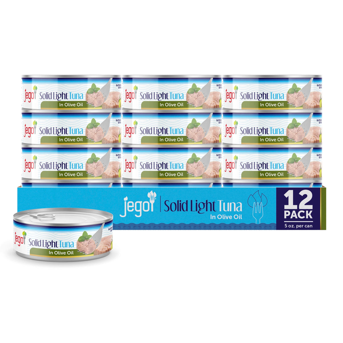 Jego Solid Light Tuna in Olive Oil Keto Low Carb Gluten Free S Jego Life