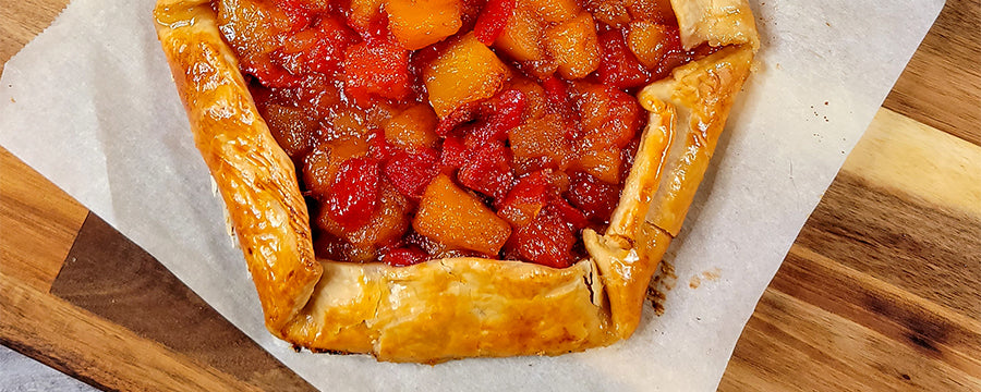 Tropical pineapple galette