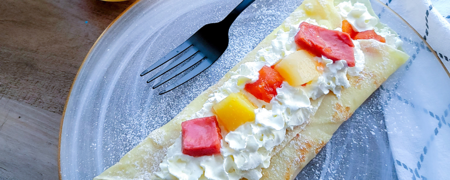 Tropical Fruit Crepes