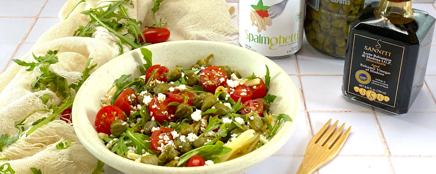 Easy Salad Fresh  with Heart of Palm and Spalmghetti