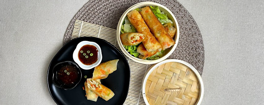 Simple Spring Roll with Spalmguetti